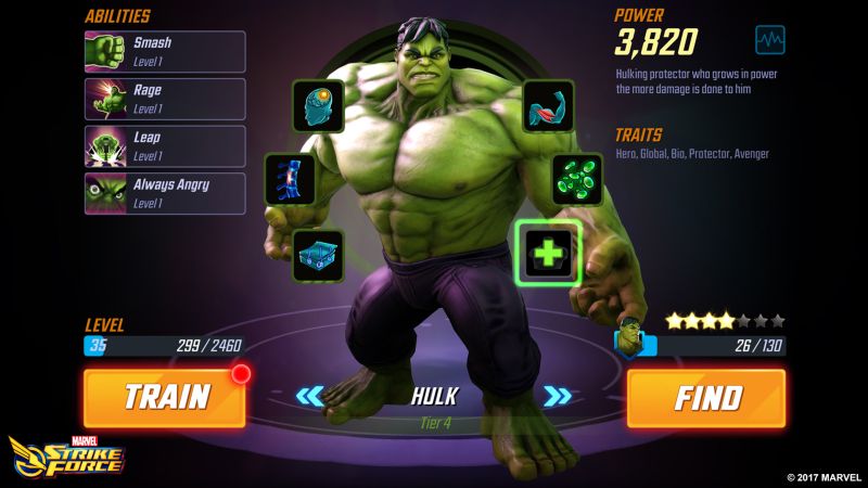 how to improve your heroes in marvel strike force 