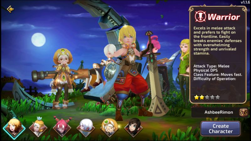 which character to choose in dragon nest m