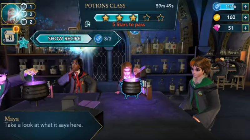 how to win mini-games in harry potter hogwarts mystery