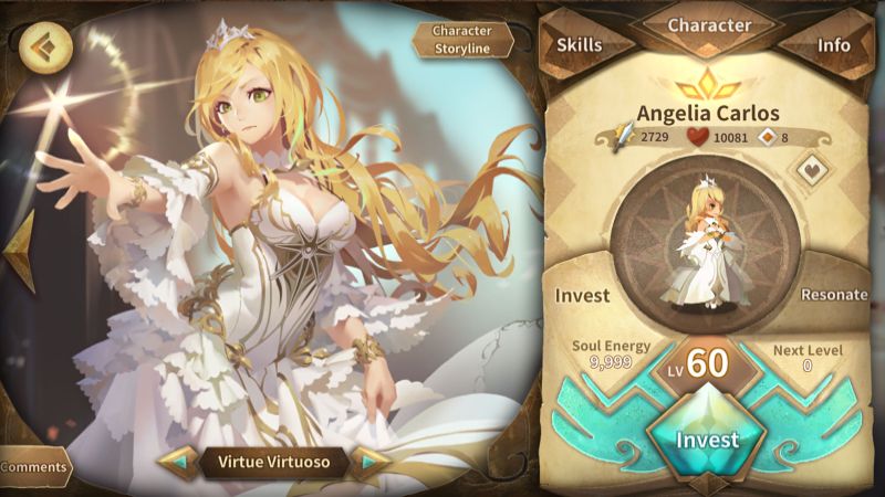how to level up your characters in sdorica