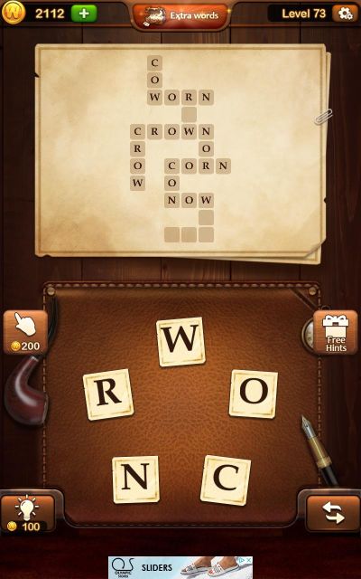 word cross master answers level 73