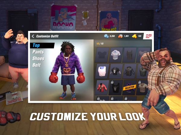 how to customize your boxer in boxing star