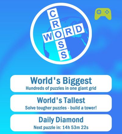 world's biggest crossword daily diamond answers