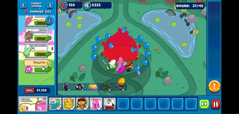 how to manage your team in bloons adventure time td