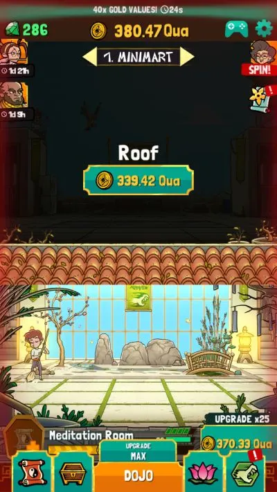 kung fu clicker prioritize expanding