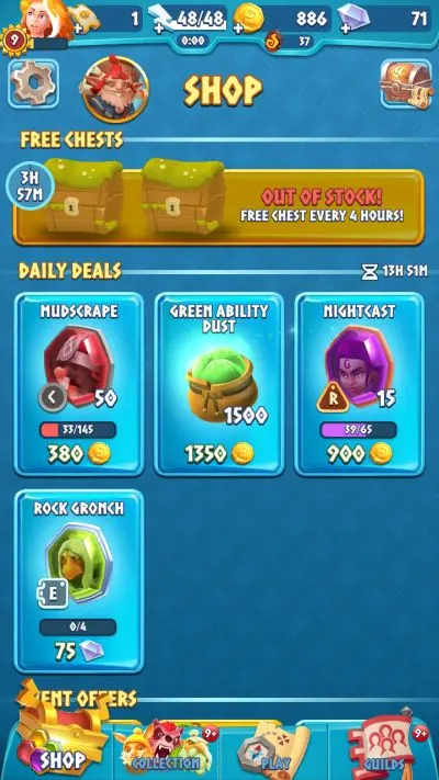 legend of solgard shop