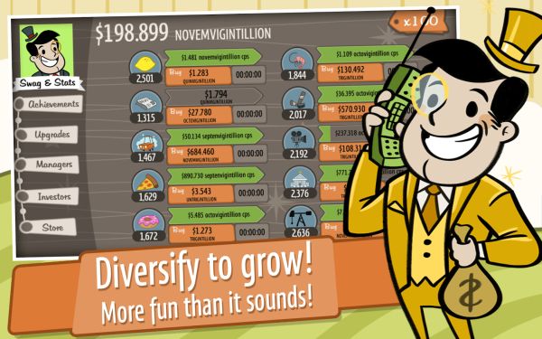 AdVenture Capitalist Cheats 6 Tips to Filthy Rich