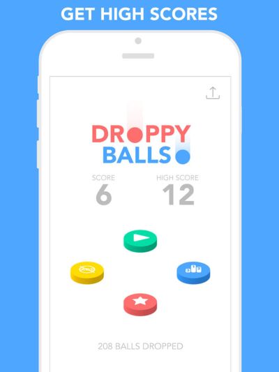 droppy balls high score