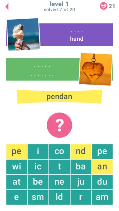 mom's word game answers