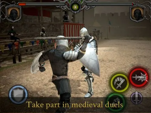 knights fight medieval arena tips