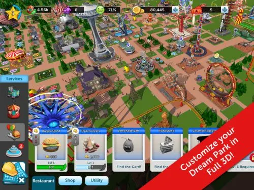 rollercoaster tycoon touch tips