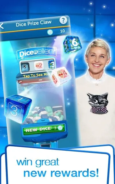 how to earn more rewards in dice with ellen