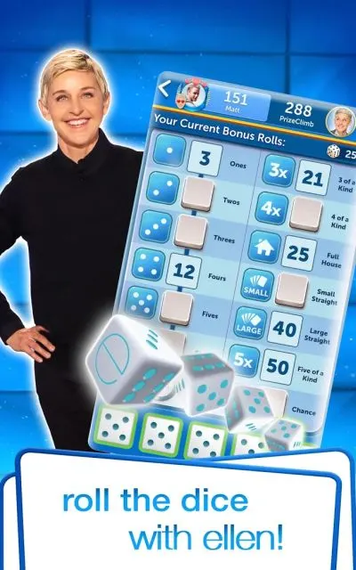 dice with ellen tricks