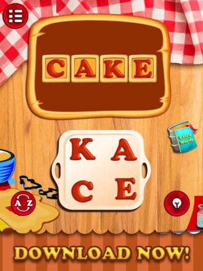 word cake mania answers