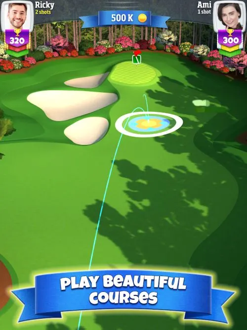 golf clash courses