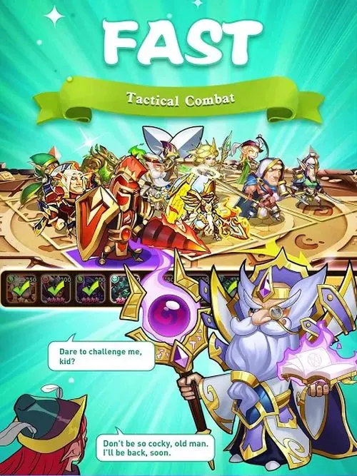 idle heroes tactics