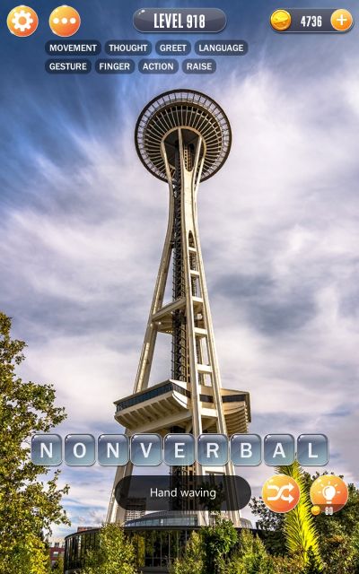 word town seattle answers level 918