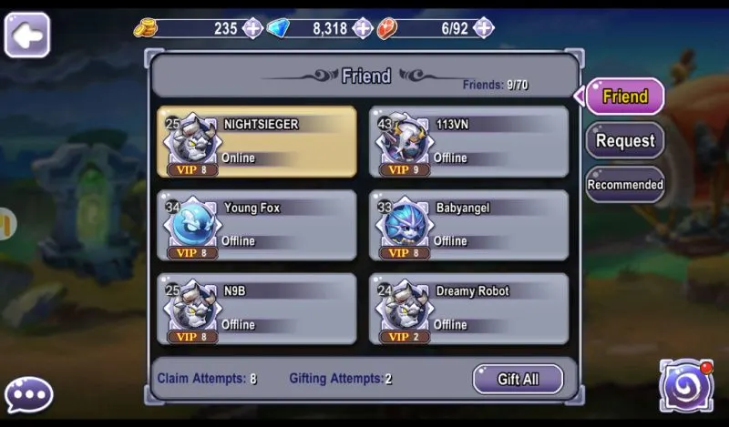 guardians clash adding friends