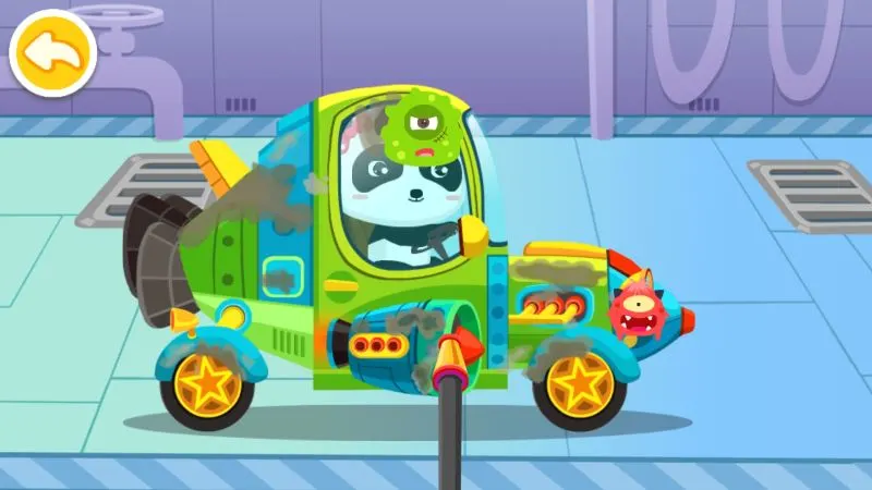 how to repair broken cars in little panda's dream town