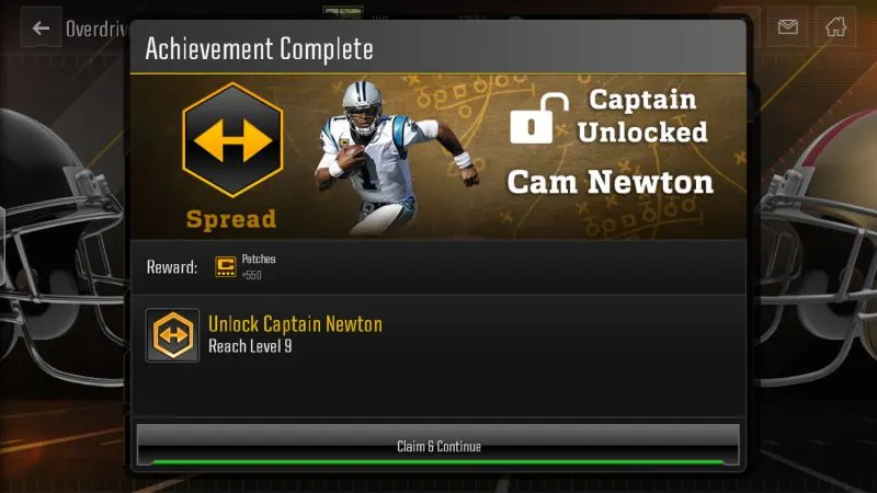 how to unlock captains in madden nfl overdrive