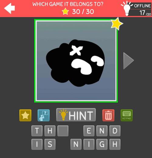 mega quiz gaming 2k19 items answers