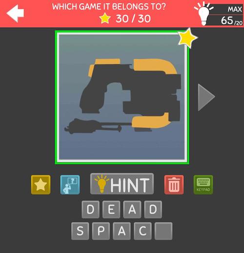 mega quiz gaming 2k19 weapons answers