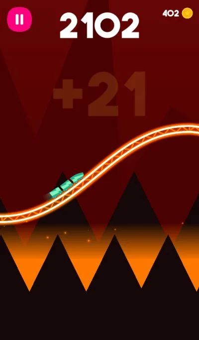 rollercoaster dash high score