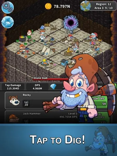 tap tap dig cheats
