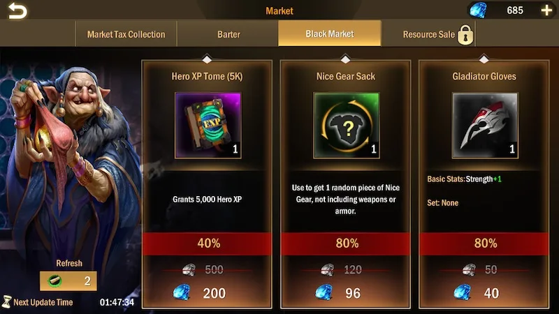 titan throne black market