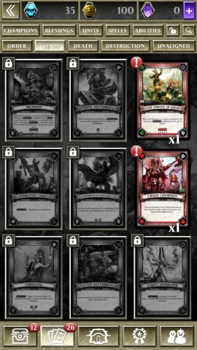Preconstructed DeckTrading Card Game deu. Warhammer ChampionsOrdnung 