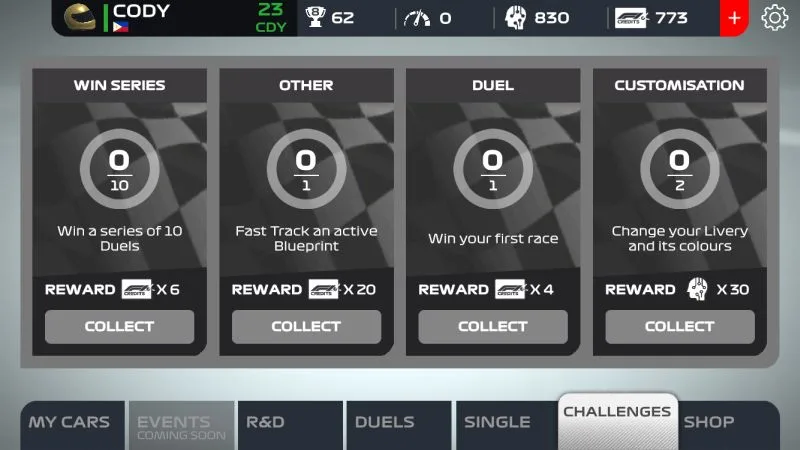 f1 mobile racing tips