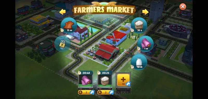 my city entertainment tycoon farmers market