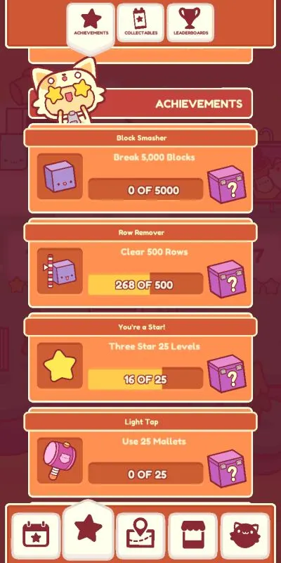 piffle achievement rewards