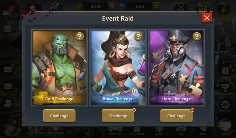 zombie strike event raid