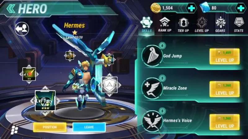 eternity legends hermes