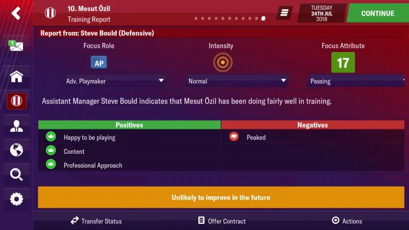 football manager 2019 mobile hints
