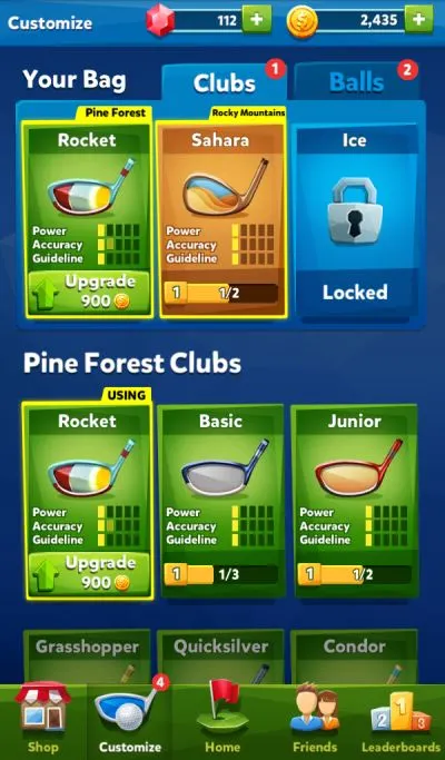 golf battle hints