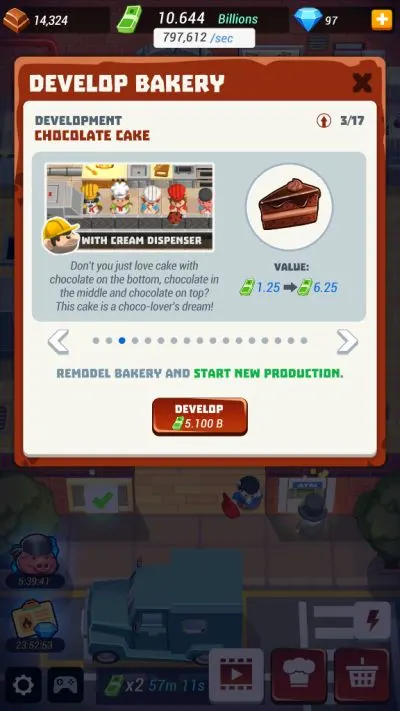 how to develop your bakery in idle cooking tycoon