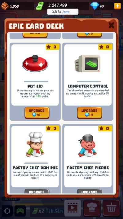 idle cooking tycoon gems