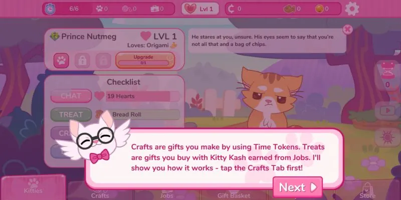 kitty catsanova heart meter