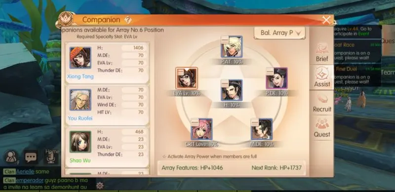 novoland the castle in the sky companions