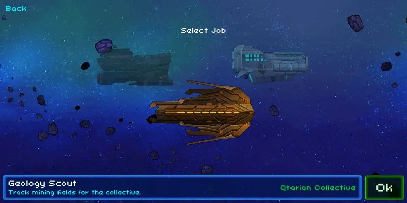 how to choose starship in pixel starships