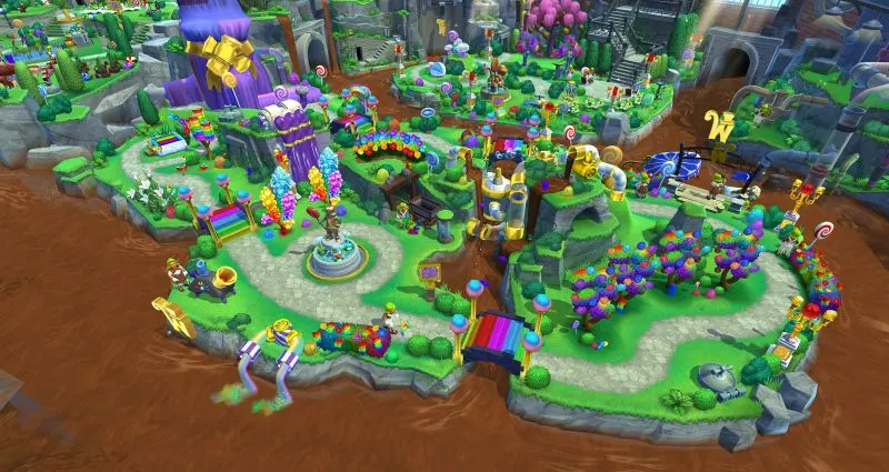 wonka's world of candy