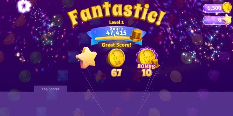 wonka's world of candy high score