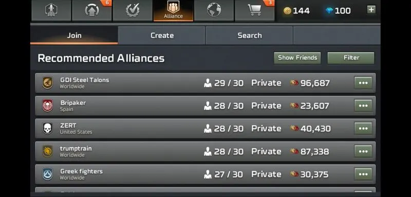 command & conquer rivals alliance