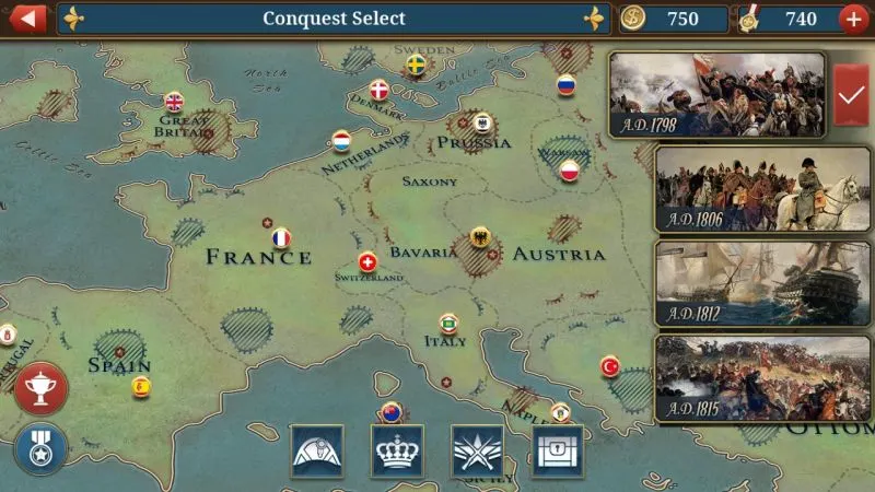 european war 6: 1804 cheats