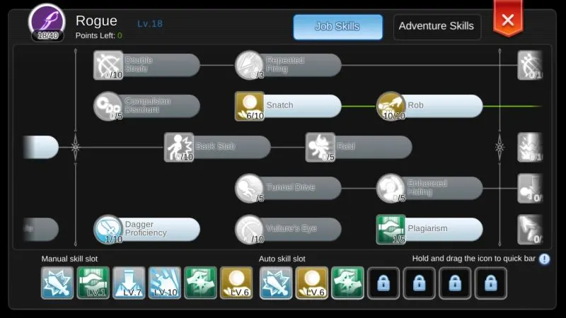 ragnarok m eternal love rogue setup