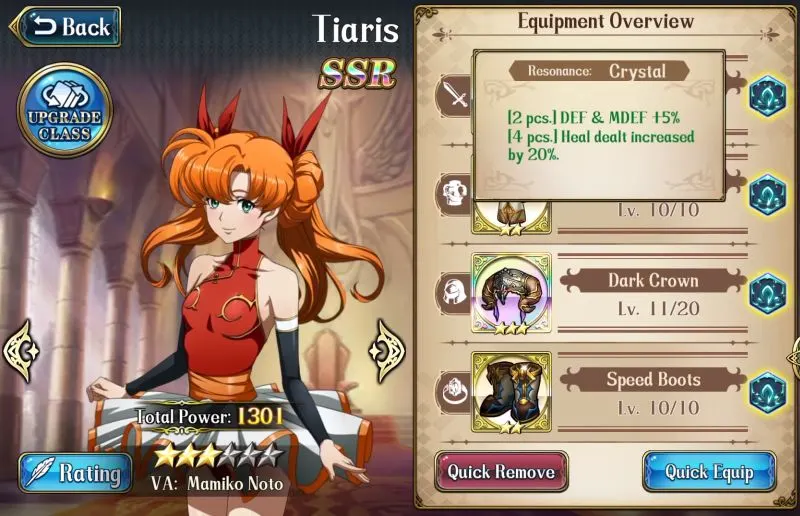 langrisser mobile tiaris