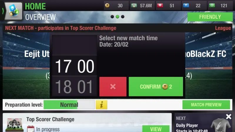 top eleven 2019 match preview