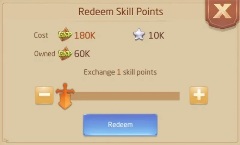 laplace m redeem skill points